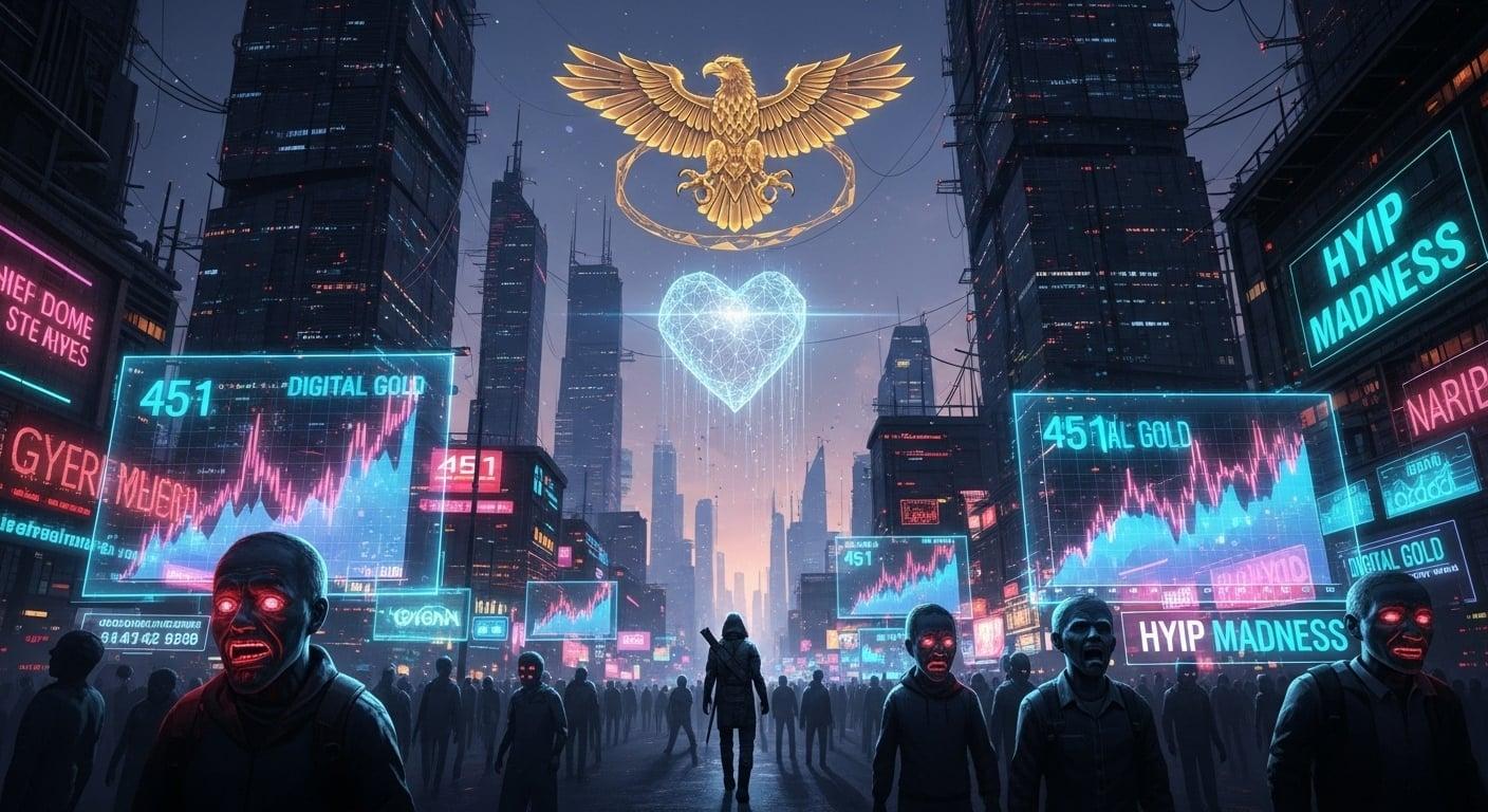 The savage journey into the heart of digital gold rushes and HYIP madness.