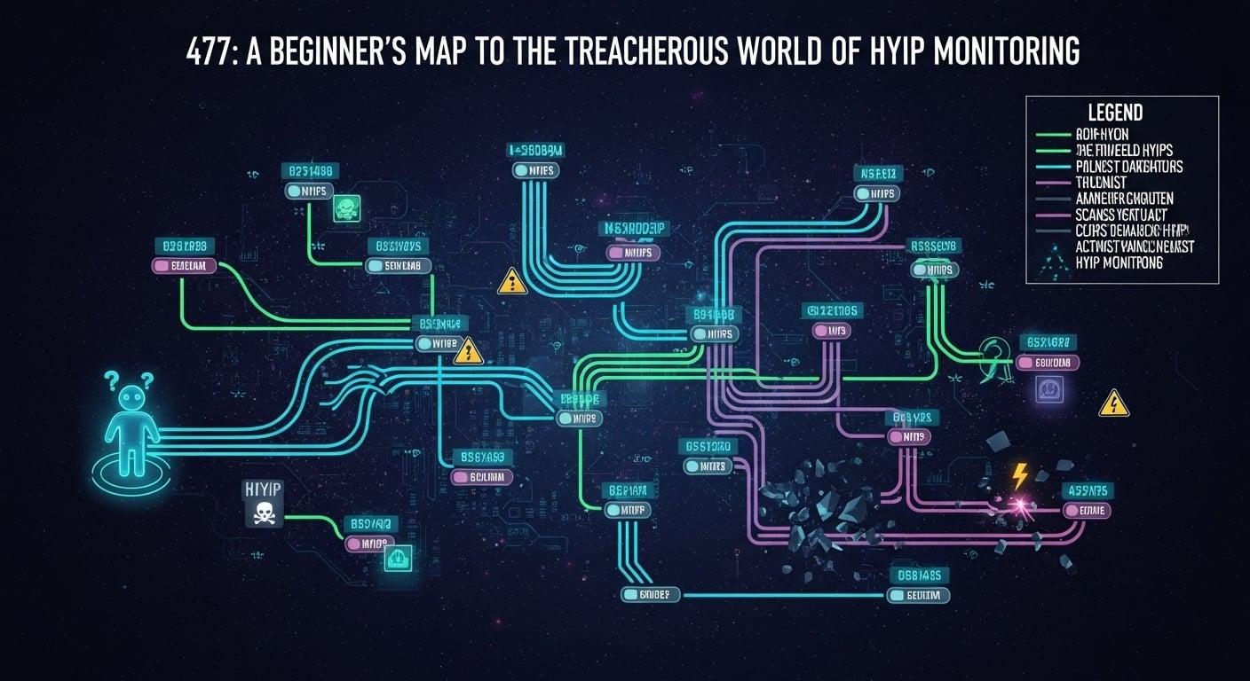 Ghosts of HYIPs past, their digital tombstones lighting the way.