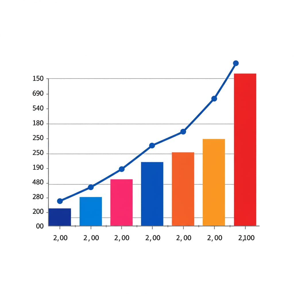A bar chart showing the exponential growth of investor interest in HYIPs.